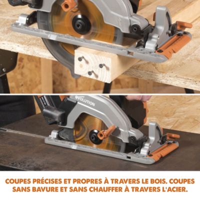 Scie circulaire sans fil Evolution R165CCS-Li ø165 mm 18V - 4Ah