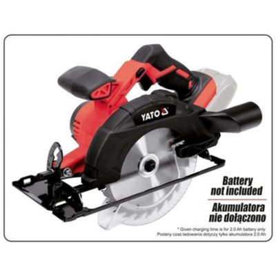 Scie circulaire yato 18 V 1.6 cm acier batterie