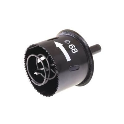 Scie cloche Pro 68 mm Wolfcraft 2158000 - tige 12 mm, profondeur de coupe 40 mm