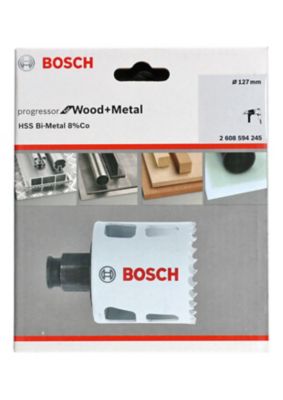 Scie cloche sans foret pilote Bosch pour multi-matériaux Ø.127 mm