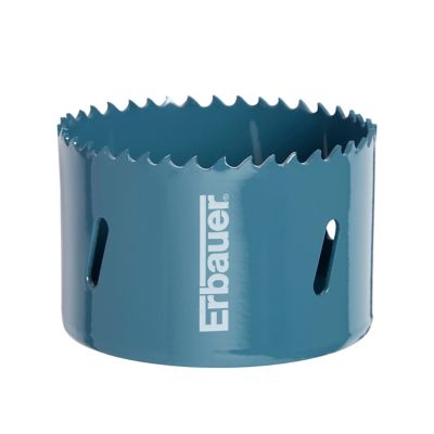 Scie cloche sans foret pilote Erbauer pour aluminium, acier doux, plaque de platre, plastique et bois Ø.68 mm