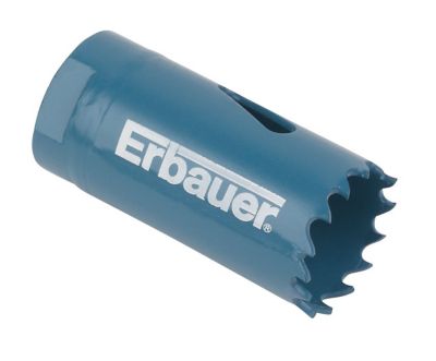 Scie cloche sans foret pilote Erbauer pour métal et bois Ø.25 mm