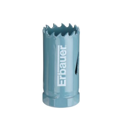 Scie cloche sans foret pilote Erbauer pour métal et bois Ø.25 mm