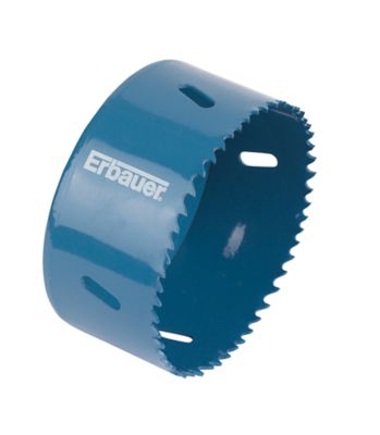 Scie cloche sans foret pilote Erbauer pour métal et bois Ø.92 mm