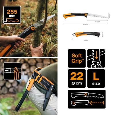 Scie de jardin à lame rétractable Xtract™ L Fiskars (SW75)