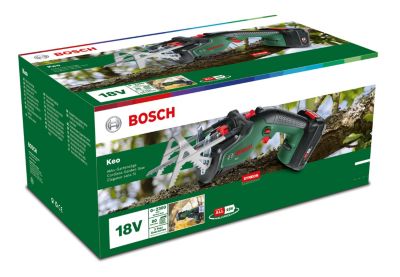 Scie de jardin sans fil sur batterie 18V Bosch Keo 18 LI (avec 1 batterie et 1 chargeur)