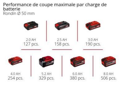 Scie de jardin sans fil sur batterie 18V Einhell GE-PS 18/15 Li BL-Solo (vendue sans batterie ni chargeur)