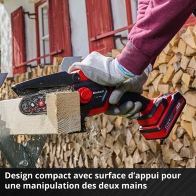 Scie de jardin sans fil sur batterie 18V Einhell GE-PS 18/15 Li BL-Solo (vendue sans batterie ni chargeur)