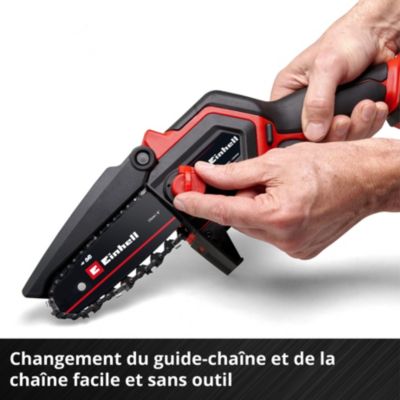 Scie de jardin sans fil sur batterie 18V Einhell GE-PS 18/15 Li BL-Solo (vendue sans batterie ni chargeur)