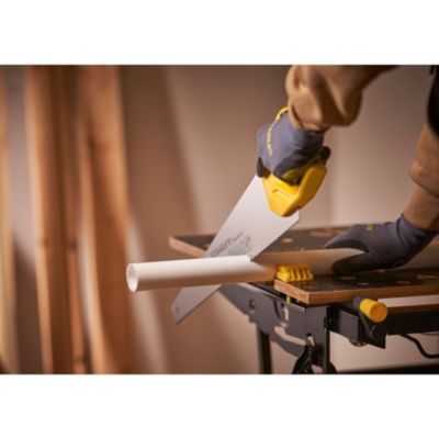 Scie égoïne à bois Stanley STHT20350-1 lame en acier trempé 500 mm 8 dents par pouce