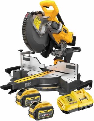 scie electrique DEWALT DCS781X2 54.0 V 500 W 38000 tr/min sans fil avec batterie