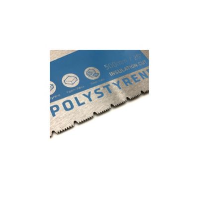 Scie à Main L. 500 x ép. 1 mm x 13 TPI pour Matériaux Isolants : Polystyrène, Laine, Mousse PUR - Diamwood