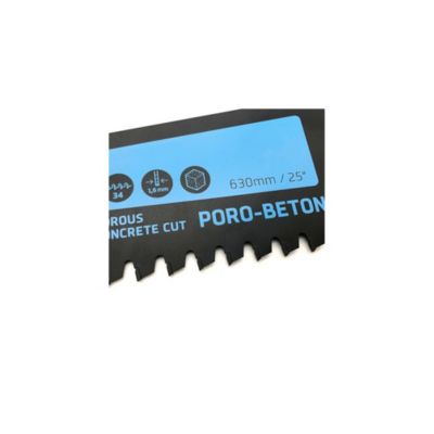 Scie à Main PRO Lame Dents Carbure L. 630 x Z 34 pour Béton Cellulaire, Panneaux Isolants - Diamwood