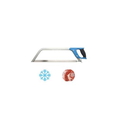 Scie Manuelle de Boucher à Os Pro avec Lame Inox L. 450 x 20 x pas 2,5 mm - Diamwood