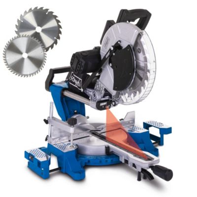 Scie à onglet radiale HM140L Scheppach - 2000 W - Largeur de coupe 330 mm - Hauteur de coupe 105 mm - Lame 305 mm - Laser