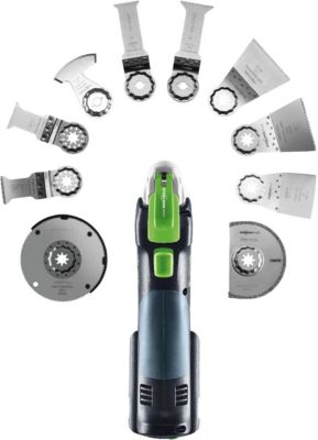 Scie-oscillante 18V OSC 18 HPC 4,0 EI-Plus + batterie 4 Ah + chargeur + coffret Systainer - FESTOOL - 576595