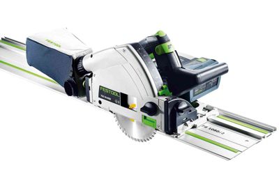 Scie plongeante sans fil TSC 55 5,0 KEBI-Plus/XL-FS FESTOOL avec 2 batteries 18V 5,0Ah chargeur double systainer 577391