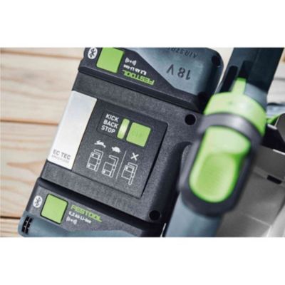 Scie plongeante sans fil TSC 55 5,0 KEBI-Plus/XL-FS FESTOOL avec 2 batteries 18V 5,0Ah chargeur double systainer 577391