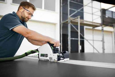 Scie plongeante TSV 60 KEBQ-Plus-FS avec inciseur, rail FS 1900/2 et Systainer SYS3 M 437 - FESTOOL - 577743