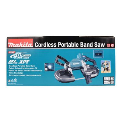Scie À Ruban 127mm 40v Max Li-ion Xgt Makita Pb002gz (vendu Sans Batterie)