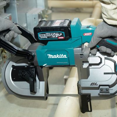 Scie À Ruban 127mm 40v Max Li-ion Xgt Makita Pb002gz (vendu Sans Batterie)
