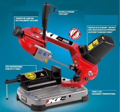 Scie à ruban métal FEMI 784XL - régulation électronique coupe max. 120 mm