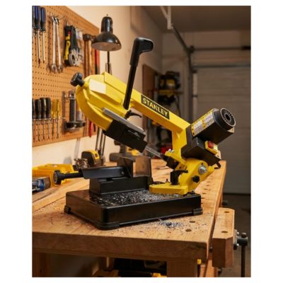 Scie à ruban pour métaux 750W Professionnelle Coupe à sec 105mm Lame Bimétallique Cobalt  STANLEY