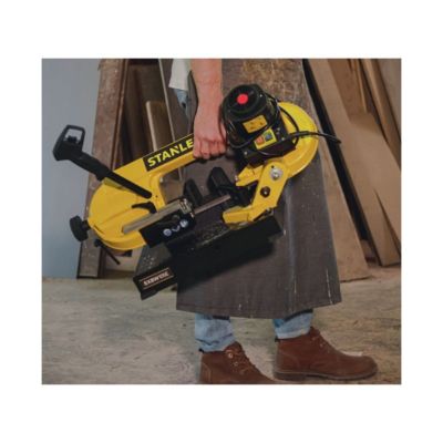 Scie à ruban pour métaux 750W Professionnelle Coupe à sec 105mm Lame Bimétallique Cobalt  STANLEY