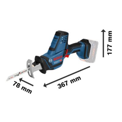 Scie sabre sans fil Bosch professional GSA 18V (sans batterie)