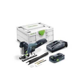 Scie sauteuse 18V CARVEX PSC 420 HPC 4 EBI-Plus + batterie 4 Ah + chargeur TCL 6 + Systainer 3 - FESTOOL - 576525