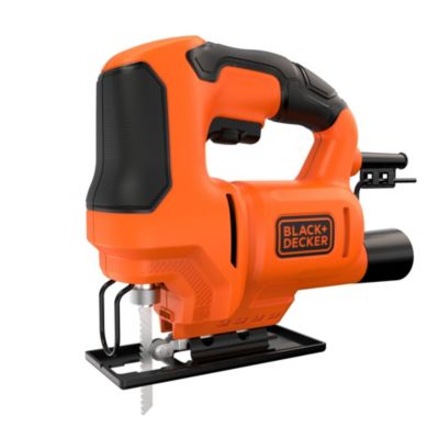 Scie sauteuse filaire non pendualire 400 W, maxi 3000 tr/min, Black+Decker BES603-QS