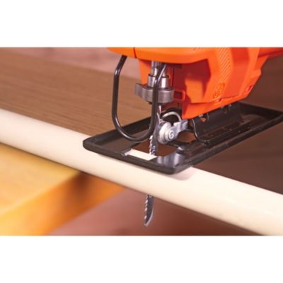 Scie sauteuse filaire non pendualire 400 W, maxi 3000 tr/min, Black+Decker BES603-QS