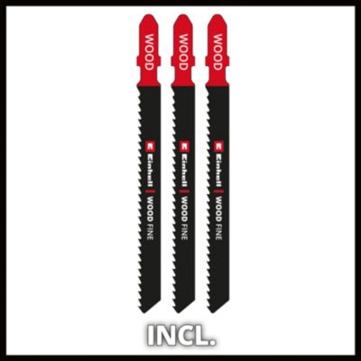 Scie sauteuse filaire pendulaire (4 niveaux) 550 W, maxi 3000 tr/min, Einhell TC-JS 80/1