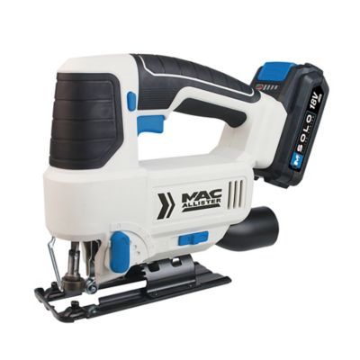 Scie sauteuse sans fil avec batterie 18 V - Pendulaire (4 niveaux) - vitesse 0-2700 rpm - Mac Allister MSJ18-Li