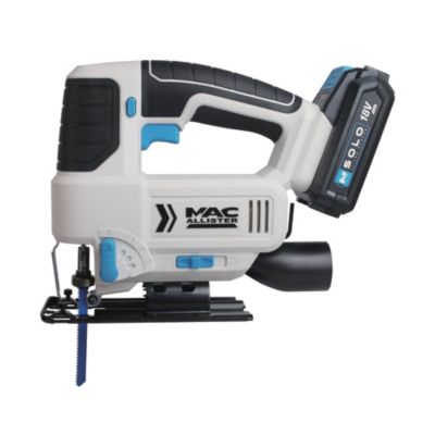 Scie sauteuse sans fil avec batterie 18 V - Pendulaire (4 niveaux) - vitesse 0-2700 rpm - Mac Allister MSJ18-Li