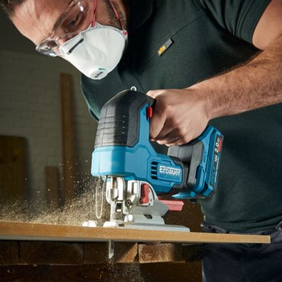 Scie sauteuse sans fil Erbauer ERI1088JSW 18V 1x4Ah