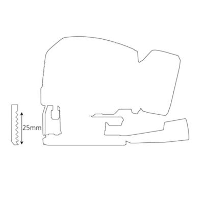 Scie sauteuse sans fil Erbauer ERI1088JSW 18V 1x4Ah