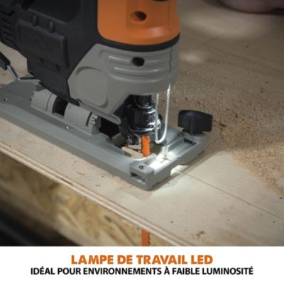 Scie sauteuse sans fil sans batterie 18 V - pendulaire (4 niveaux) - vitesse 0-2300 tr/min - Evolution R90JGS-LI