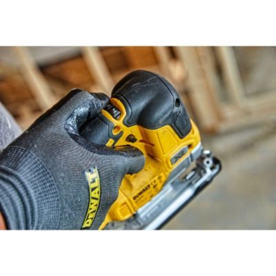 Scie sauteuse sans fil sans batterie 18 V - pendulaire (4 niveaux) - vitesse 0-3200 tr/min - DeWalt DCS334NT-XJ