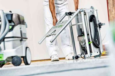 Scie semi-stationnaire CS 50 EBG-FLR PRECISIO FESTOOL - coupe précise, lame 190 mm, 1200 W