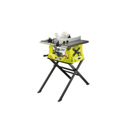 Scie sur table électrique RYOBI 1800W 254mm - piètement rétractable - RTS1800S-G