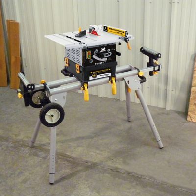 Peugeot Outillage présente l'EnergySaw-254STB, une scie à onglets radiale semi-pro - Zone Outillage