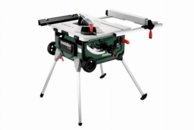 Scie sur table TS 254 2000 W - table en fonte, trolley intégré, capacité coupe 87 mm