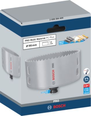Scie trépan PRO Multi Material PC Plus 98 mm - 2608594409, montage ...