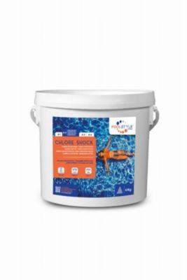 Seau 4 kg Chlore choc granulé 56% dichloroisocyanurate de sodium - PSL-500-0005