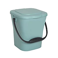 Seau à compost avec couvercle EDA vert 6L