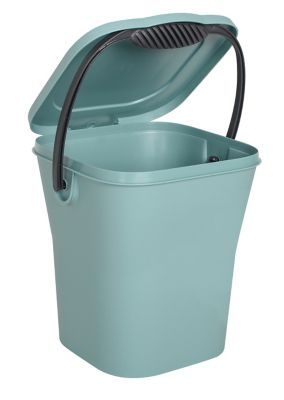 Seau à compost avec couvercle EDA vert 6L