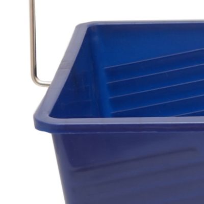 Seau à peinture en plastique GoodHome bleu 7L
