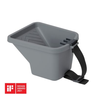2 Seaux Plastique Vides Avec Couvercle - 150 Ml / 0,04 Gallon - Blanc - Neufs