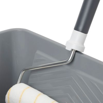 Seau à peinture GoodHome 8L plastique gris